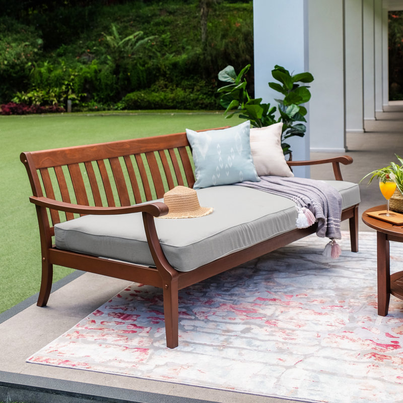 Three Posts™ Dowling 69.5'' Mahogany Outdoor Patio Daybed & Reviews